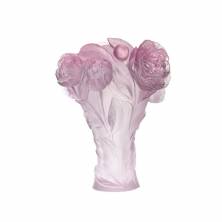 Ваза Daum Pivone 38 см розовая, белая (7331)