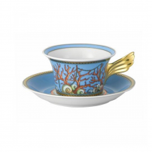 Чашка чайная с блюдцем Versace Les Tresors de la Mer 4744