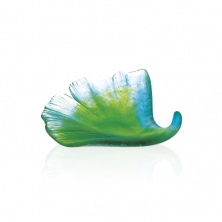 Статуэтка Лист Daum Ginkgo 9,5 см цвет зеленый