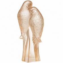 Скульптура Lalique Two Parakeets 18,7см золотистая (6277)