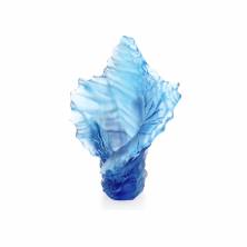 Ваза Daum Mer De Corail 23,5 см синяя (7295)