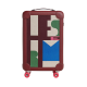 Чемодан Hermes Valise R.M.S. Cabine 35*57*20 см (14201) бордовый