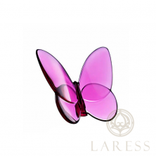 Статуэтка Baccarat Бабочка Lucky, розовая 6.5см  (6901)