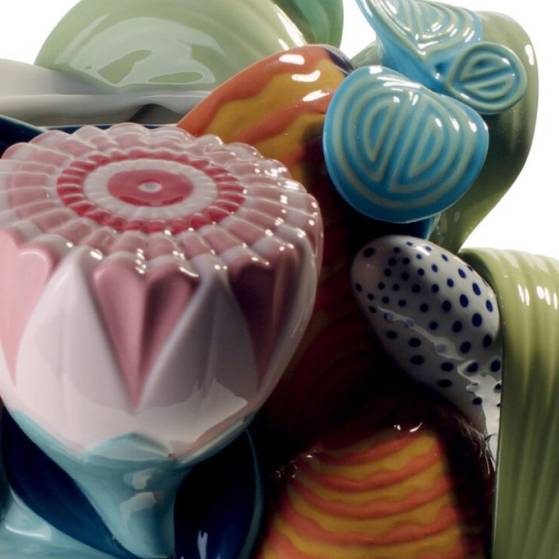 Ваза Lladro Naturofantastic Multicolor 28*21 см (10902)