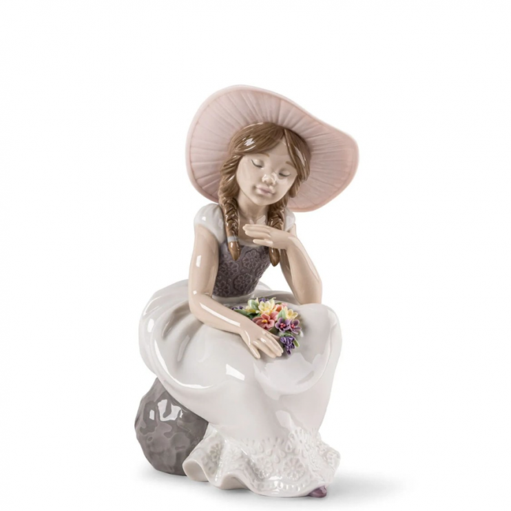 Скульптура Lladro "Весна пришла", 23х15см (16002)