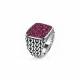 Кольцо John Hardy Classic Chain Pink Ruby (16702)