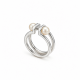 Кольцо Tiffany Hardwear Double Pearl 16.5 (16802)