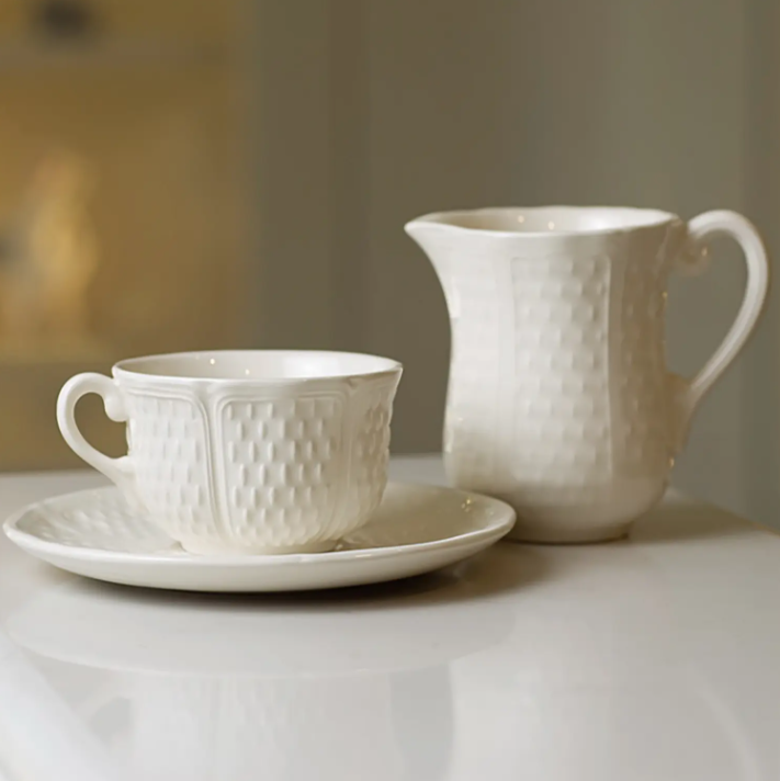 Set of 2 tea pairs Gien Pont Aux Choux Blanc, 270ml (15003)