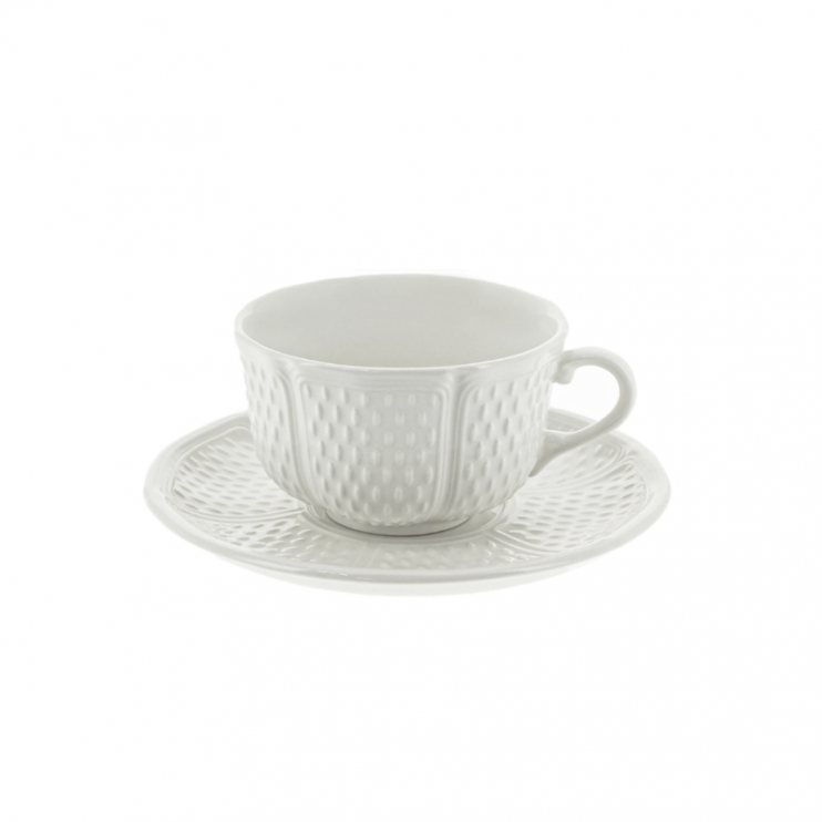 Set of 2 tea pairs Gien Pont Aux Choux Blanc, 270ml (15003)