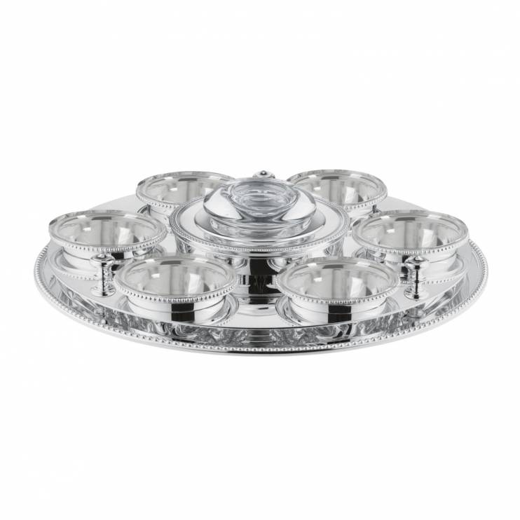 Набор для икры Ercuis Ambassade Perles, 40,5 см (12304)