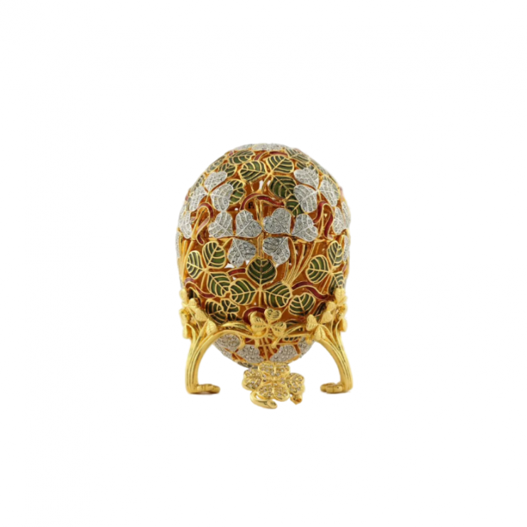 Яйцо-шкатулка Faberge "Клевер" (13805)