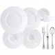 Столовый сервиз Bernardaud Ecume White на 24 персоны, 161 предмет (16606)