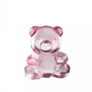 Статуэтка Lalique Small Teddy Мишка 21,3 см (16906) розовый