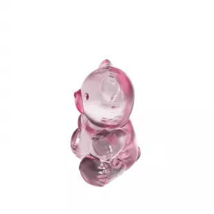 Статуэтка Lalique Small Teddy Мишка 21,3 см (16906) розовый