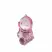 Статуэтка Lalique Small Teddy Мишка 21,3 см (16906) розовый