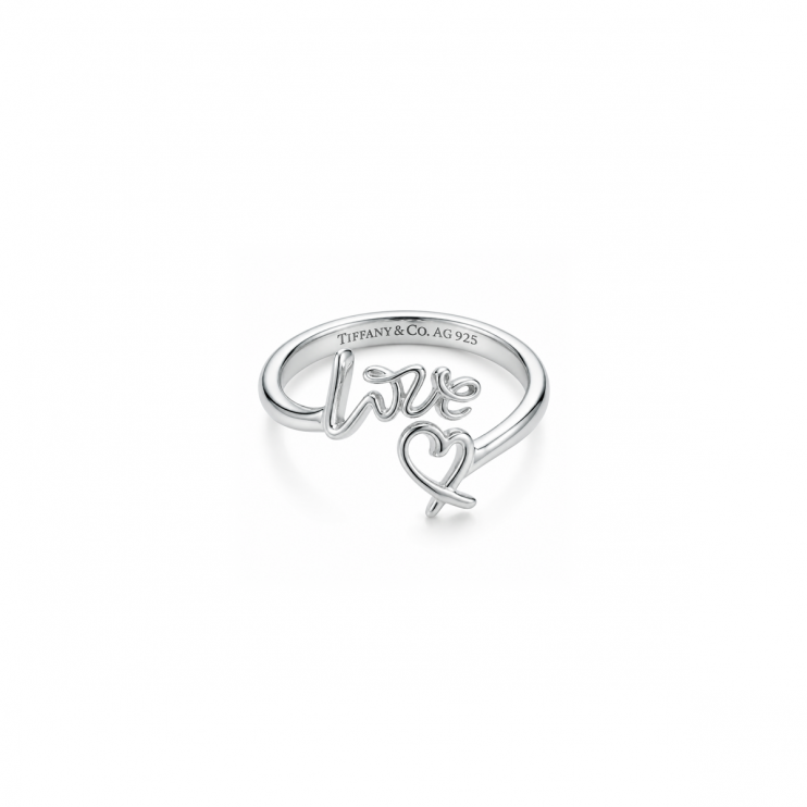 Кольцо Tiffany & Co. Paloma's Graffiti Love (16807)