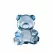 Статуэтка Lalique Small Teddy Мишка 21,3 см (16907) голубой