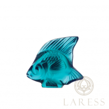 Статуэтка Рыбка Lalique, бирюзовый 4,5 см (7404)