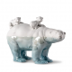 Статуэтка Lladro Медведица с медвежатами под водой 25х39см (13309)