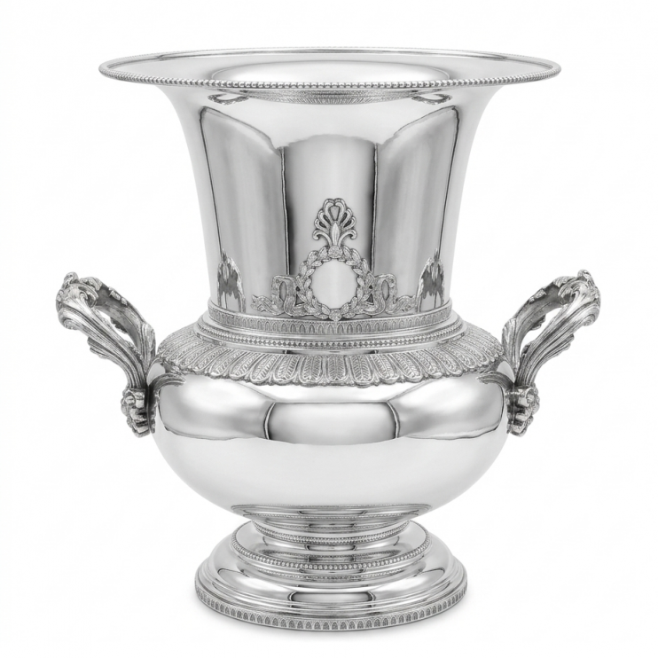 Ведро для шампанского Faberge, серебро 27,5см (15309)
