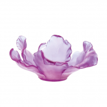  Ваза для фруктов Daum Large Tulip Bowl in Ultraviolet 30х30х12 см (6109)