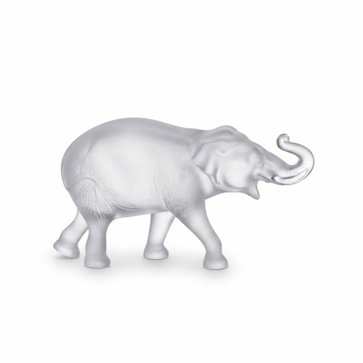 Скульптура Lalique Sumatra Слон 35*18 см прозрачный (11110)