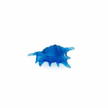 Статуэтка ракушка Daum Mer De Corail  9,5 см цвет синий