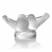 Статуэтка Lalique Loverbirds, 4,5 см  (7410)
