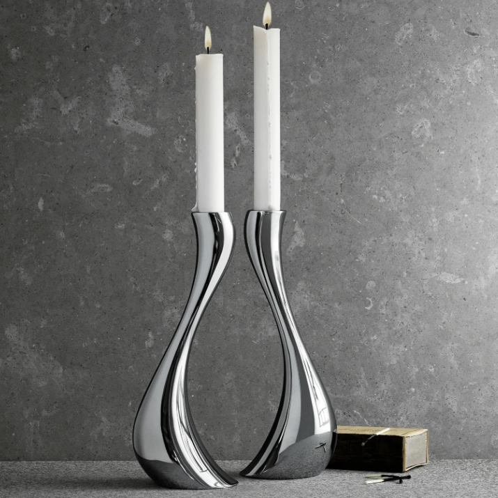 Набор из 2-х подсвечников Georg Jensen Cobra, 24см (15711)