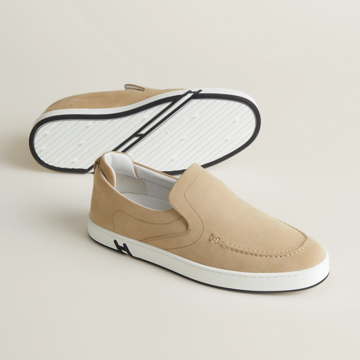 Мужские кроссовки-слипоны Hermes Kiddy (13412)