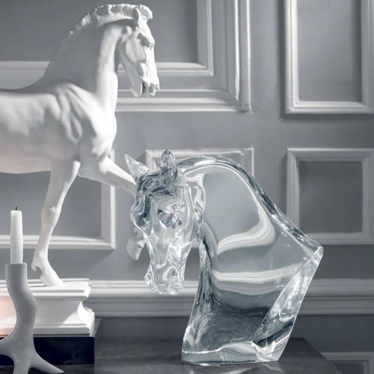 Скульптура Lalique Tete de Cheval 38 см (10213)