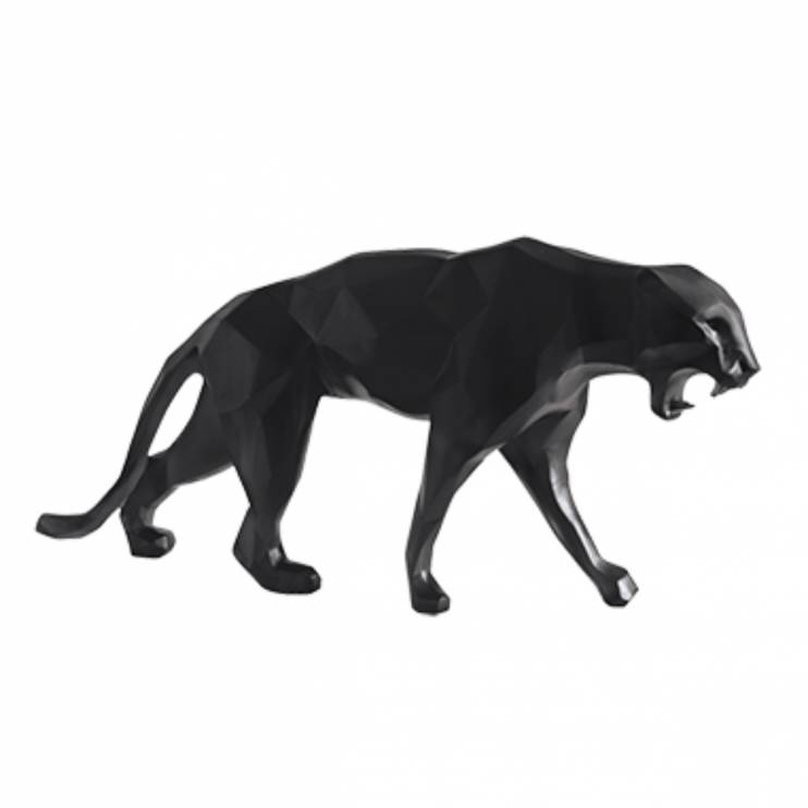Sculpture Daum Wild Panther Richard Orlinski 73*32 cm (13913) black
