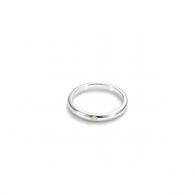 Tiffany & Co. Peretti Stacking Band Tourmaline Ring (16814)