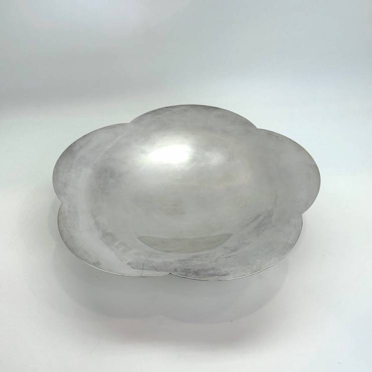 Фруктовница Christofle Anemone 34х9 см посеребрение (10315)