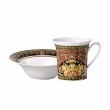 Набор для завтрака Versace Rosenthal Medusa Red на 1 персону, 2 предмета (3615)