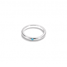 Кольцо Tiffany & Co. Peretti Stacking Band, аквамарин (16815)