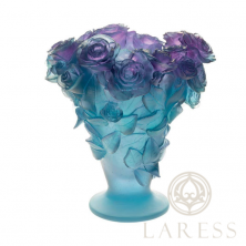 Ваза Daum "Фиолетовый" Roses,  30 см (6116)