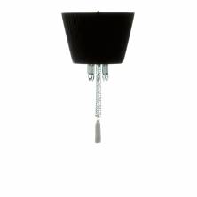 Подвесная лампа "Черный абажур"  Baccarat Torch 63 х 36 см (7518)