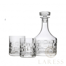 Набор из штофа и 2-х стаканов для виски Hermes Adage, 850мл (7120)