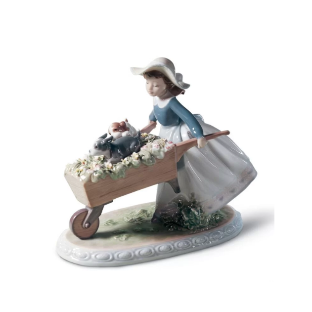 Статуэтка Lladro Веселая девушка 24х21см (13122)