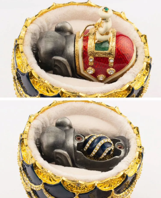 Яйцо-шкатулка Faberge "Сосновая шишка" (13822)
