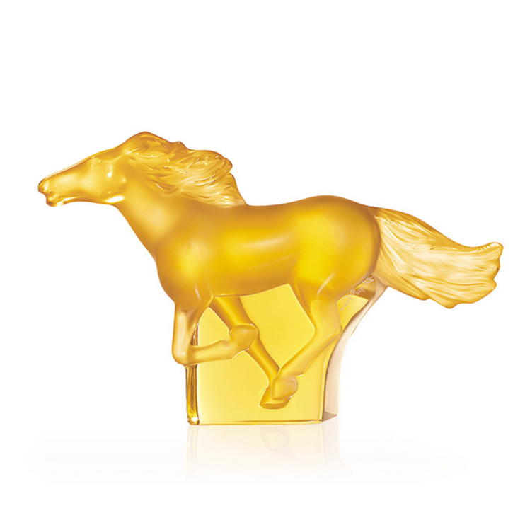 Скульптура Lalique Kazak Лошадь 18см (5422)