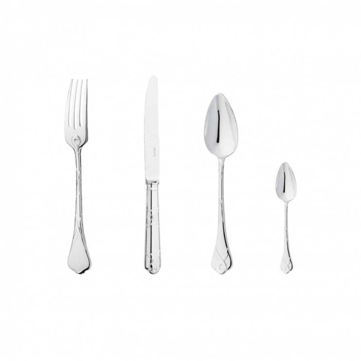 Набор столовых приборов Ercuis Paris Silverplated (Прсеребрённая сталь) на 1 персону 4 предмета (12525)