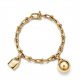 Браслет Tiffany&Co Hardwear Small Single Wrap, золото 18к (13225)