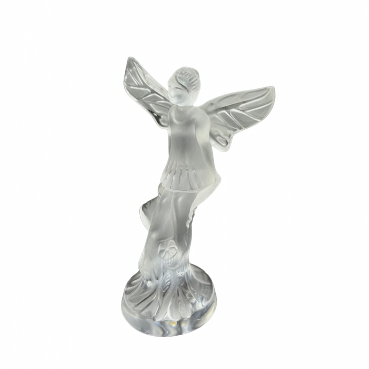 Скульптура Lalique Фея Fairy Girl Sitting Mushroom 10 см (8725)