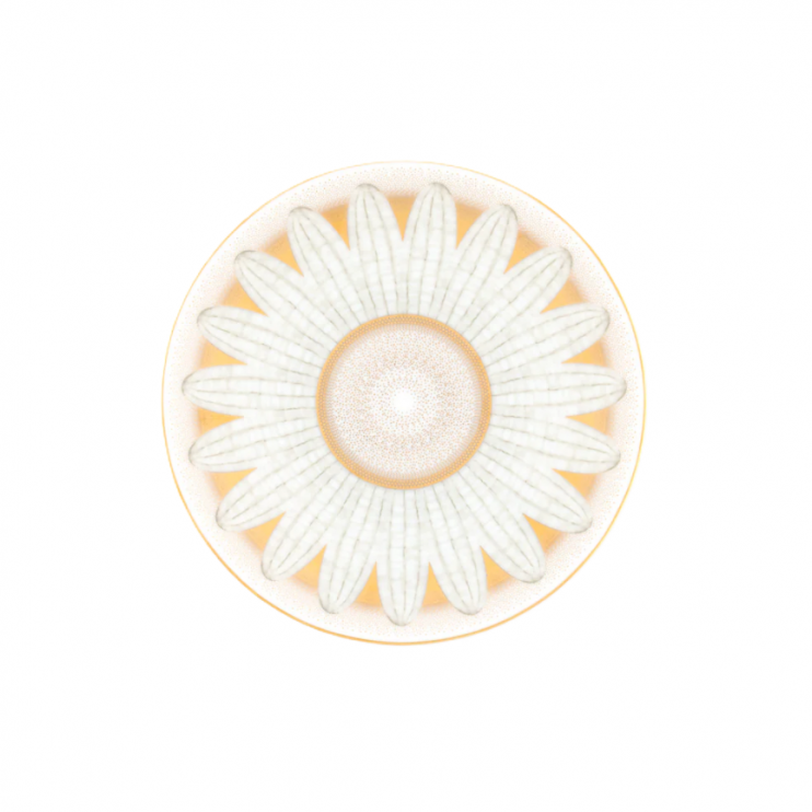 Set of 2 plates for Daum Or d'Abeille bread, 16cm (15526)