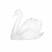 Скульптура Swan Head Up Head down Lalique 31 см (8628)