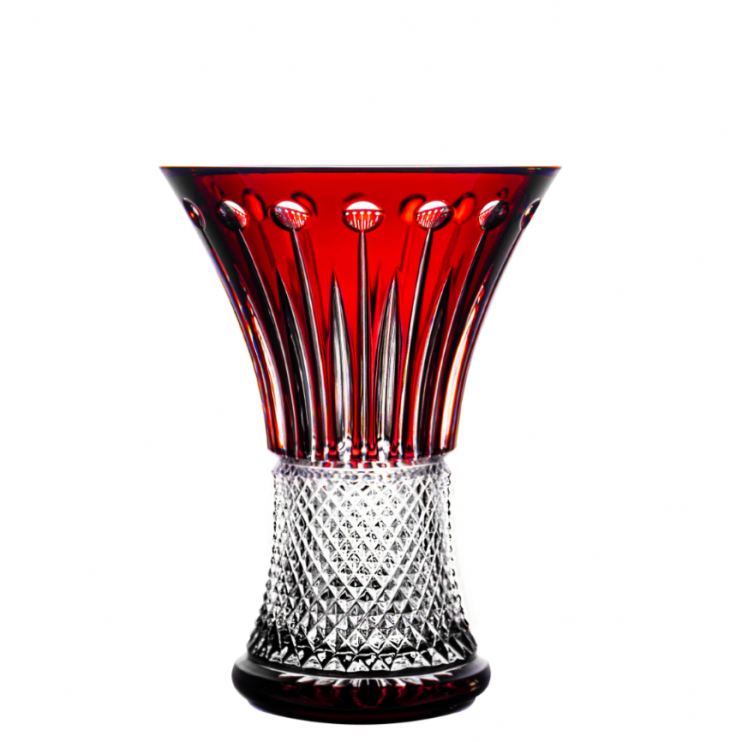 Faberge Xenia vase, 20 cm (16129) red