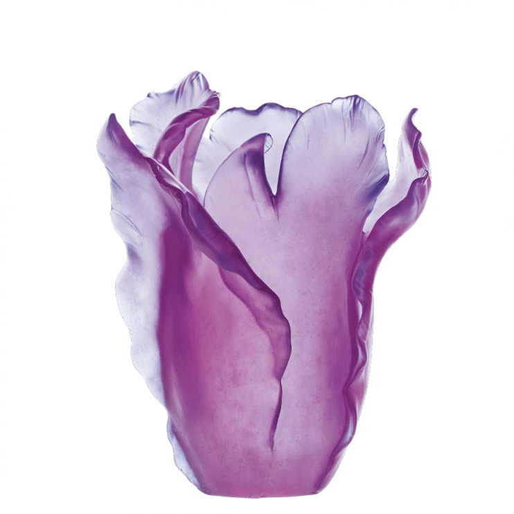 Ваза Daum "Large Tulip Vase in Ultraviolet" 33см (6130)