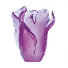 Ваза "Large Tulip Vase in Ultraviolet", Daum 6130